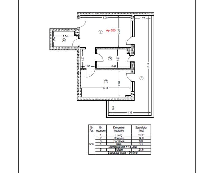 Apartament 2 camere decomandat, Grand Arena-Postalionului - 5