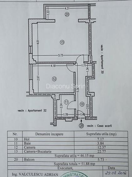 Apartament 2 camere + pod amenajat, in folosinta exclusiva. - 11