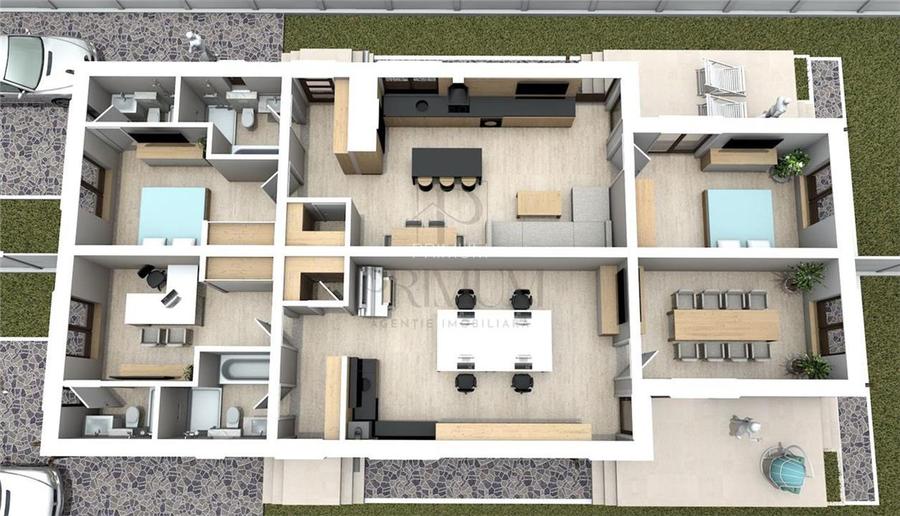 ALBINA - Duplex pe plan - personalizare interioara - toate utilitatile - 6