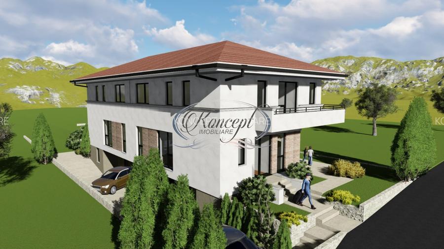 Duplex cu panouri fotovoltaice si panorama in Dambul Rotund - 2