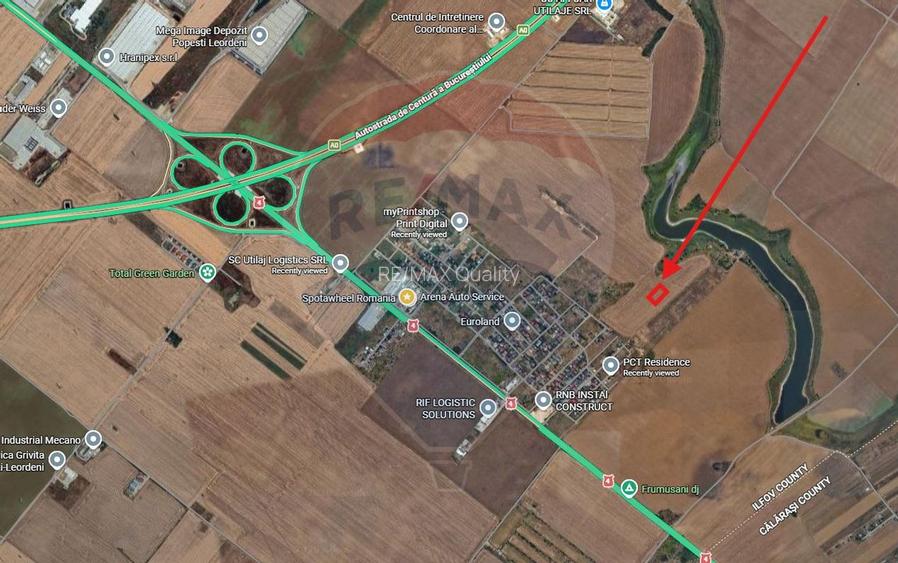 Teren 558 mp -de vanzare- Allegria Residence Popesti Leordeni - Glina - 3