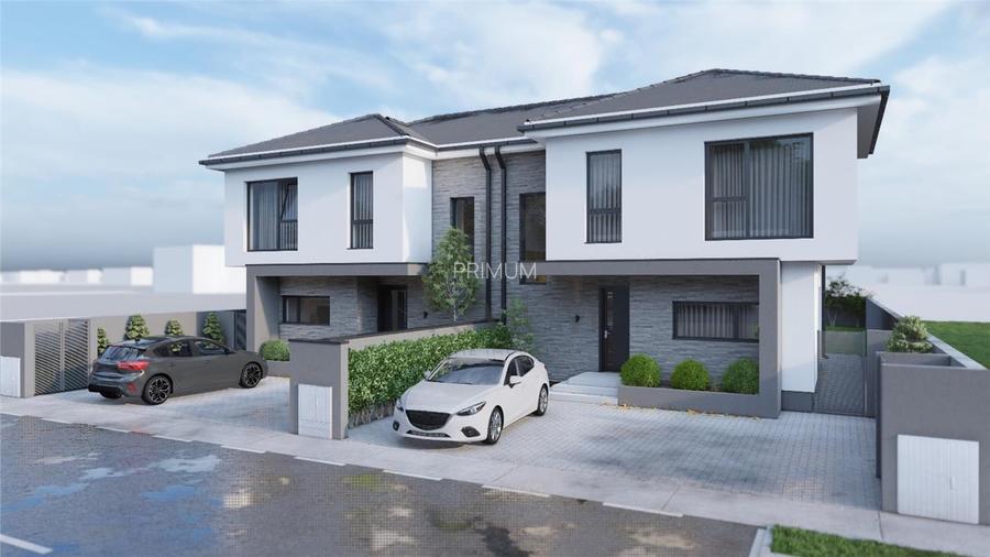 Sacalaz-pompa de cladura- panouri solare - zid despartitor dublu - 2