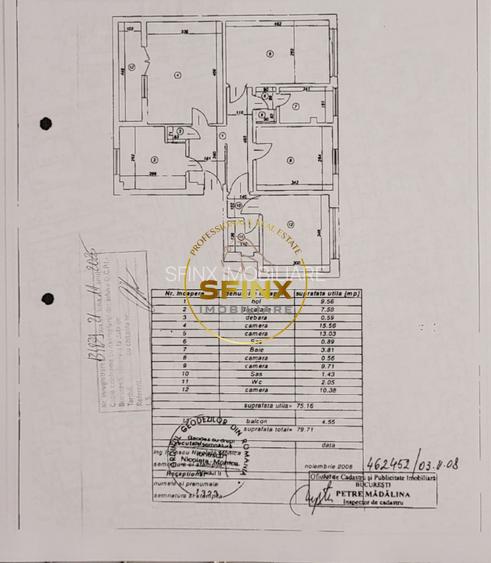 APARTAMENT DE 4 CAMERE DE VANZARE -PARC AL IOAN CUZA  - 7