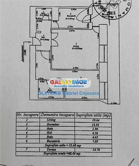 Tineretului Asmita Gardens  vanzare ap.2 camere  69 mp total an2008 - 12
