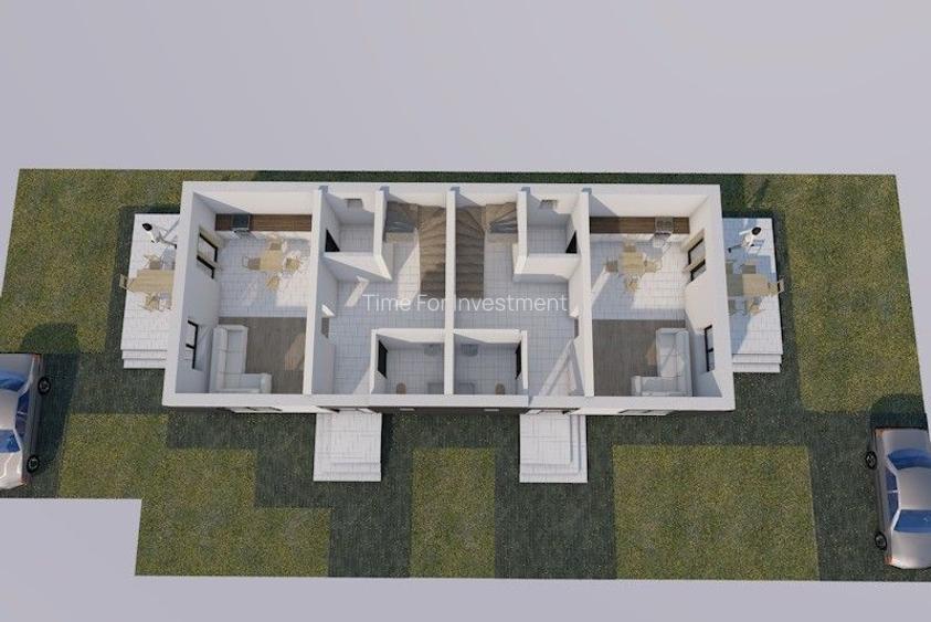 1\2 Duplex Utvin P+E,4Camere,2 Bai,Toate Utilitatile - 12