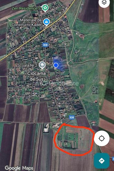 CIOCARLIA DE SUS TEREN INTRAVILAN 123.400 MP PRET 1.480.000 EURO - 2