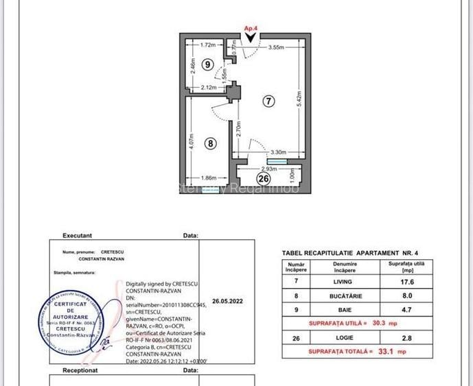 Garsoniera de vanzare Chiajna-  Rosu - 10