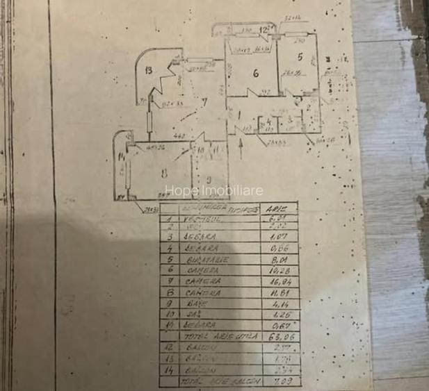 Basarabia - Diham - Apartament 3 camere - 7