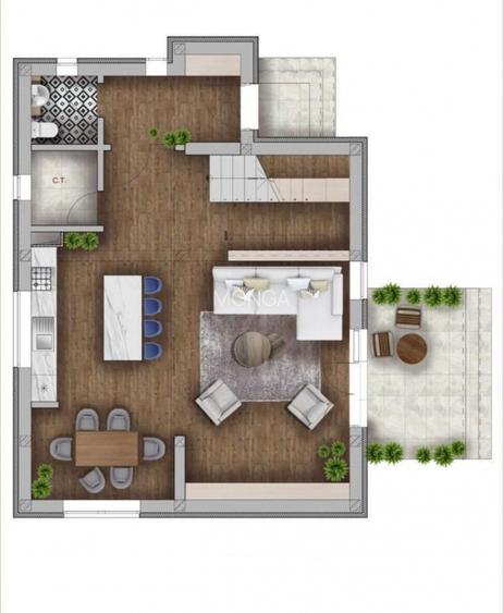 Casa 4 camere 120mp | 0 comision | Corbeanca Cantonului | finisaje la alegere - 3