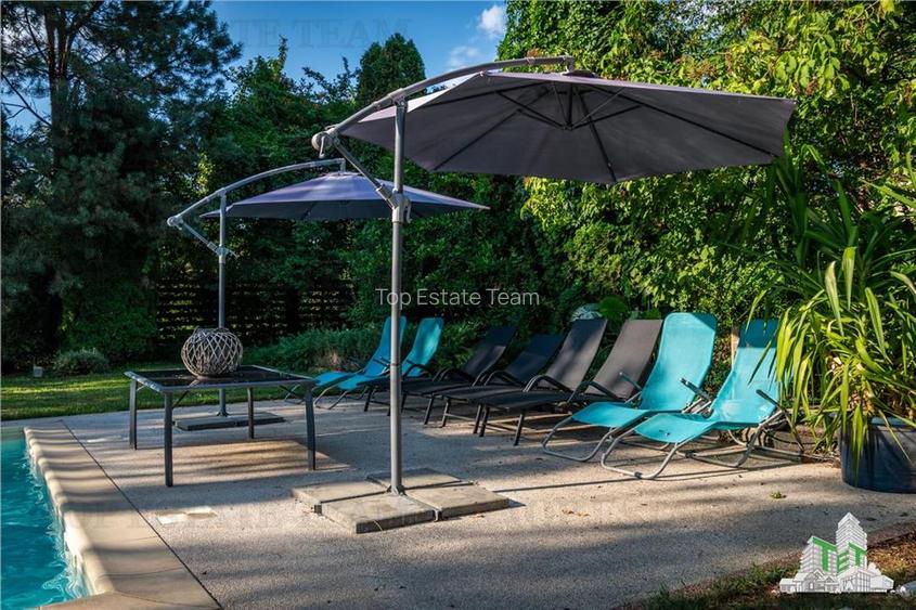 Vila premium cu 7 camere, de inchiriat cu piscina privata si terasa de 90 mp, si - 26