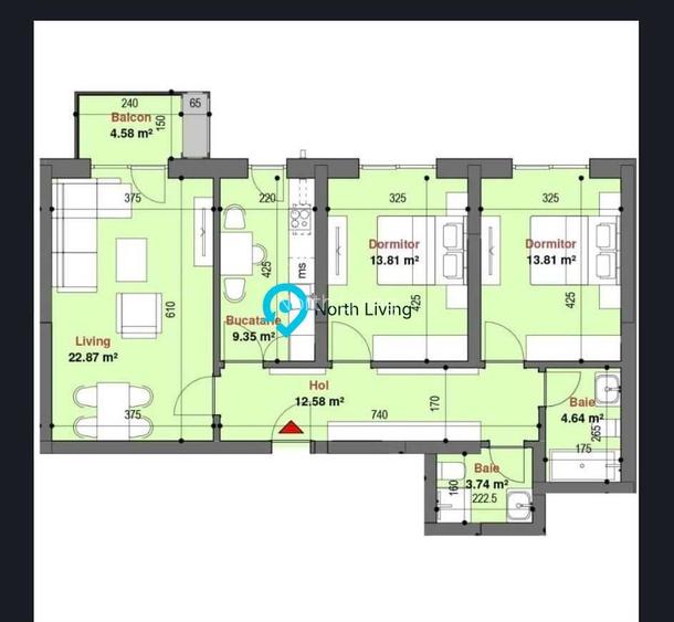 Apartament 3 camere – Exigent Plaza | Lujerului | Complex modern - 8