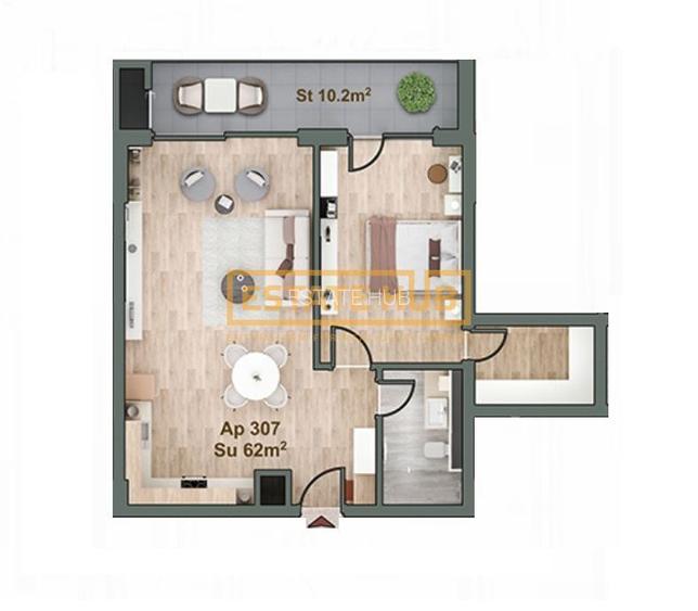 Apartament 2 camere | M-Avenue Gheorgheni | Comision 0% - 2