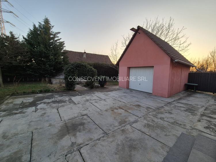 Casă la sol utilata, Micălaca, teren 765 mp, front 27 m, 0% comision - 20