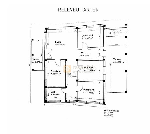 Aroneanu | 902mp + demisol realizat, placa turnata | proiect pregatit - 2