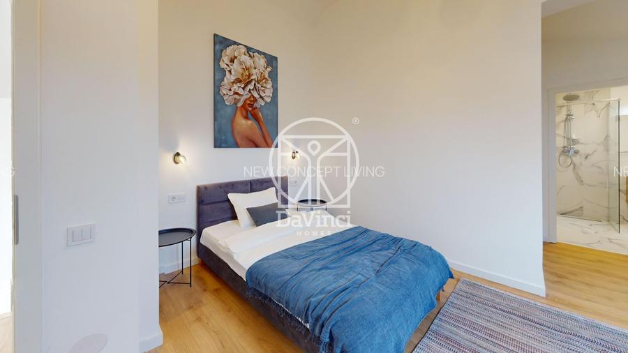 Penthouse 3 camere, intabulat, finisat la cheie, contoare montate - 9