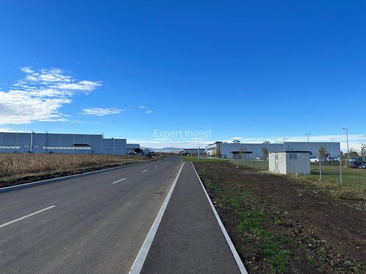 Teren intravilan 18.900 mp cu PUZ / Zona Industriala Vest Sibiu / str. Geneva - 3