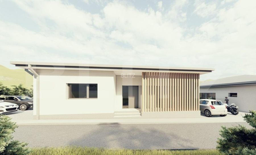 Casa semifinisata pe un nivel, 600mp teren - 7