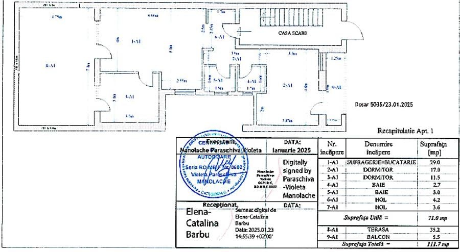 Apartament cu 3 camere 2 bai+terasa de 35 mp bloc Boutique Zona Mega Mall - 22