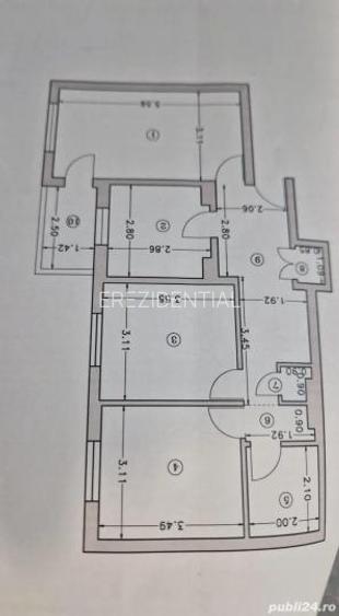 Apartament - 3 camere - decomandat - Mihai Bravu - 4