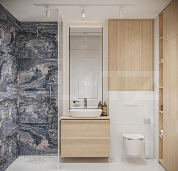 Apartament 2 camere, 53 mp, terasa 22 mp, garaj, zona Vivo - 13