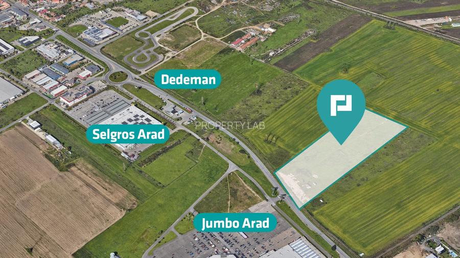 Teren de 55.340 mp, vis-a-vis de Jumbo, Arad - 3
