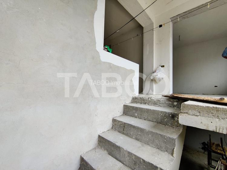 Comision 0% Casa tip duplex de vanzare 6 camere cu teren Saliste Sibiu - 10