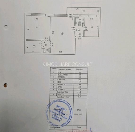 Ion Mihalache Clabucet apartament 2 camere de vanzare - 15