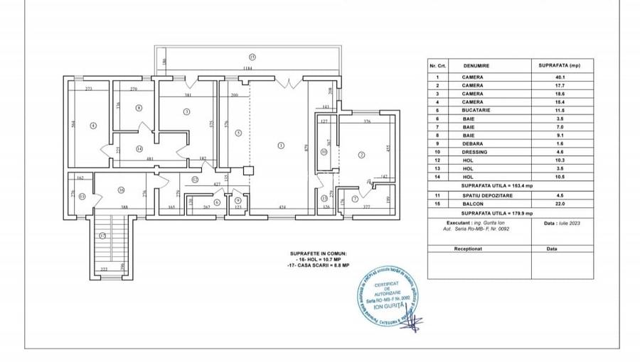 Otopeni Libertatii apartament 4 camere bloc boutique - 2