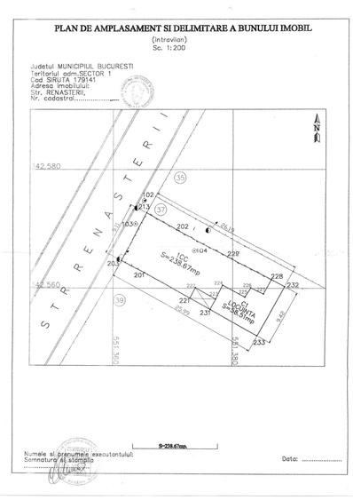 Sos Chitilei-Renasterii,238mp,teren+casa,certificat urbanism,direct proprietar - 1