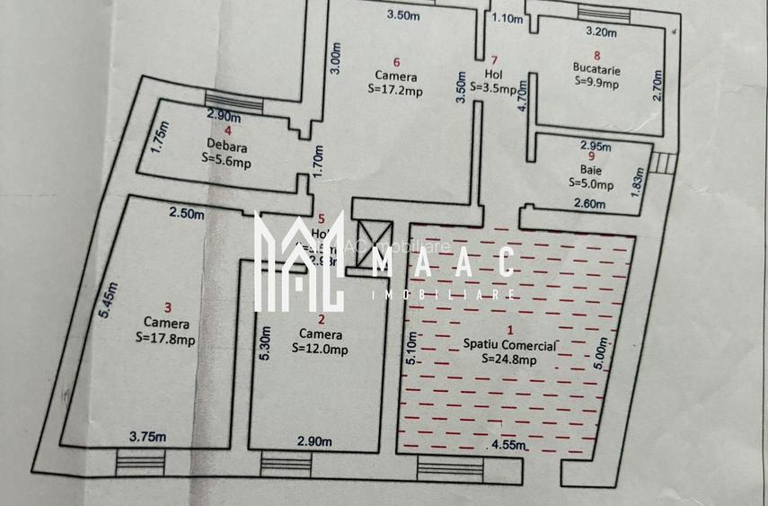 Apartament la casa | 7 camere | 202 mpu | Terezian - 25