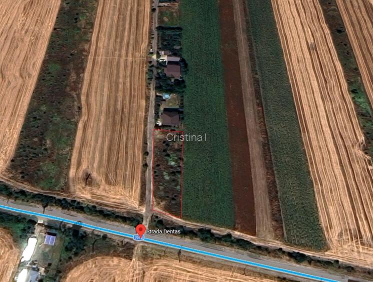 Teren intravilan Tartasesti 1.570 mp lot de colț dublă deschidere, acces DJ701B  - 6