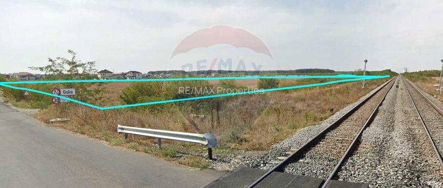 Teren intravilan 19,3 ha/locatie strategica, acces linie CFR/Gulia - 4