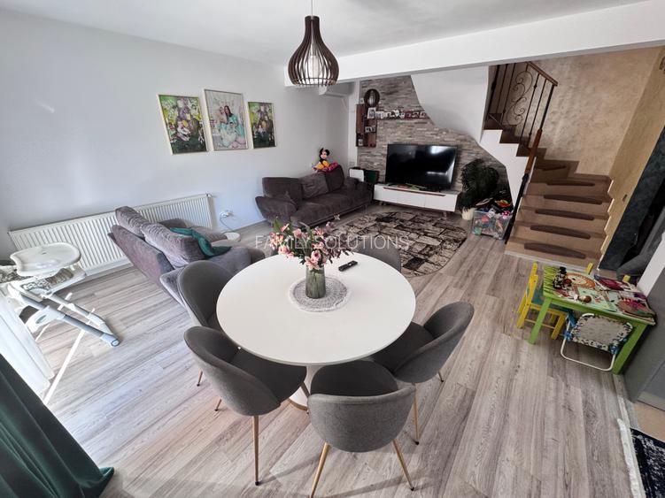 Casa P+1+M. 5 cam. Mobilata-Utilata complet. Teren 205mp - 24