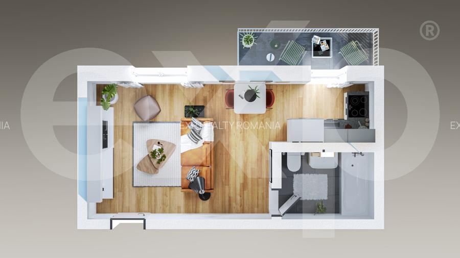 Garsonieră ideală pentru locuit sau investiție | Bloc NOU, Trivale - 5