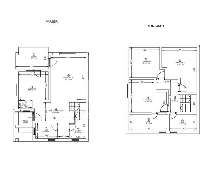 Duplex cu 4 camere, P+M, de vanzare, In Dumbravita - 13