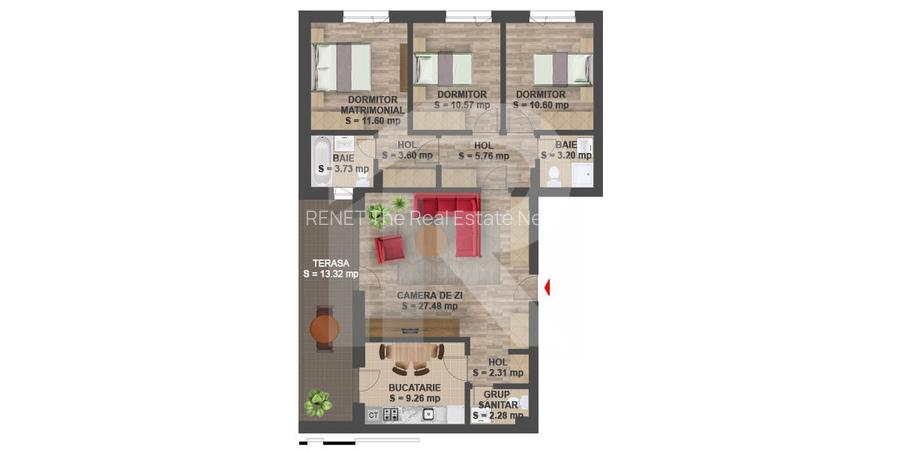 Apartament in Greenfield - Padurea Baneasa - bloc 2017 cu 2 locuri de parcare - 12