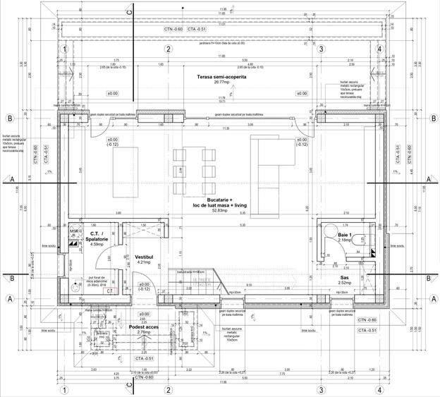 Vilă P+1 cu 4 camere + teren 470 mp Tunari Str. Camil Petrescu - 25