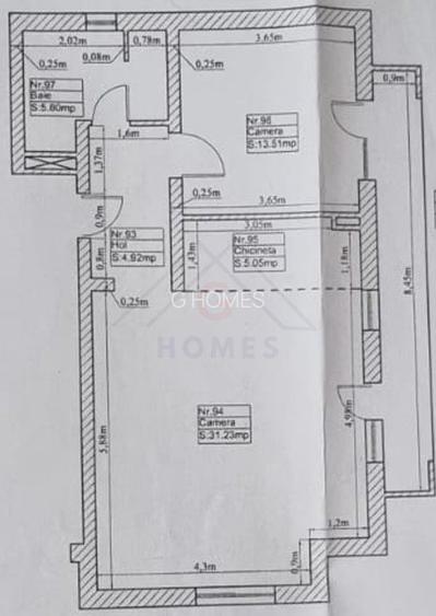 Apartament la casa, curte privata, Ferventia- padure. COMISION ZERO! - 14