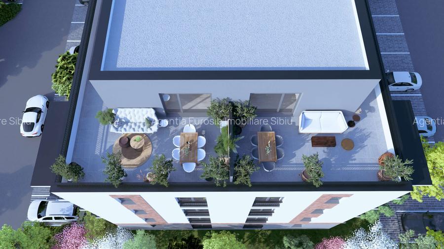 Penthouse 3 camere Sibiu – Calea Șurii Mici, Magnolia Residence, etaj 4 retras - 2