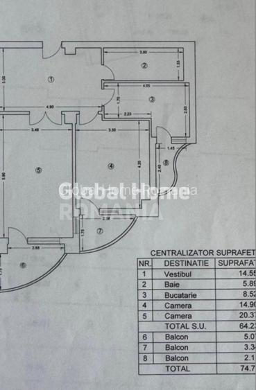 Apartament 2 camere Blv Unirii | 75mp| Renovat-Mobilat-Utilat | Vedere Bulevard - 17