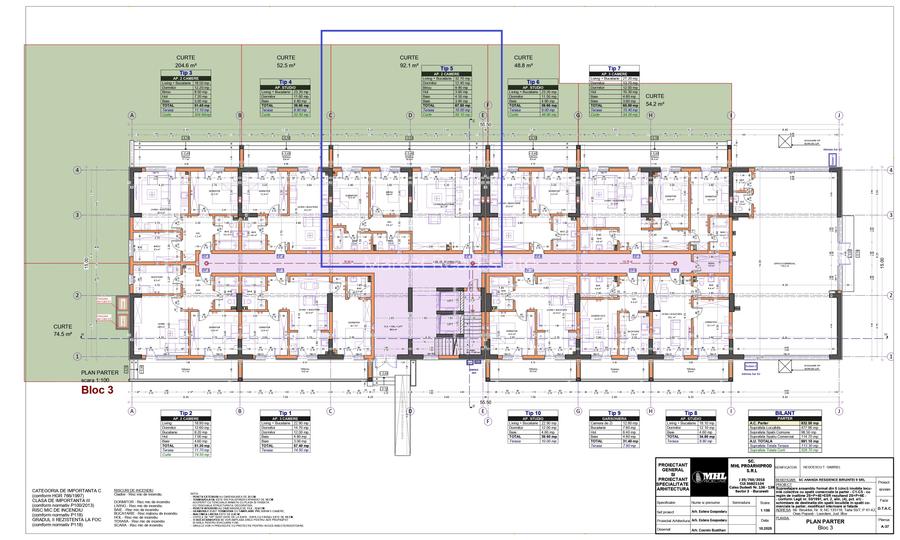 Ap. 3 camere / 2 bai - 83m2+92m2 curte - Metrou Berceni - 2
