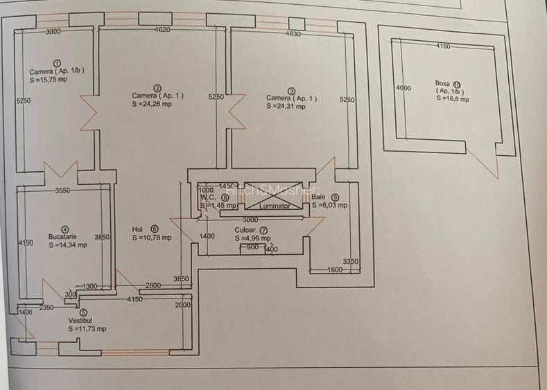 Apartament elegant de 114 mp utili, situat într-o zonă istorică deosebită - 1