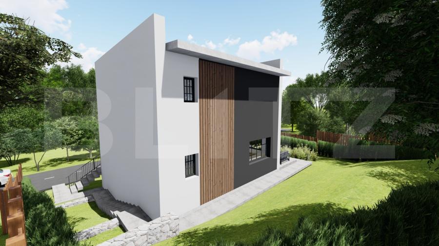 Teren 450mp cu AUTORIZATIE D+P+M -201 mp construiti, zona Sararie