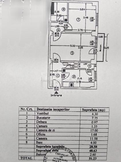 2 camere, et 4/10, bloc 1986, anvelopat- Crangasi - 8