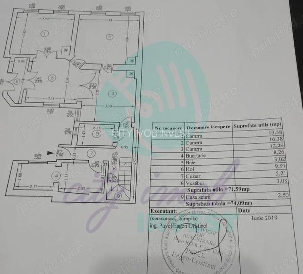 Vila 6 camere – Ultracentral | Unirii – Ideala Birou Showroom Cabinet - 12