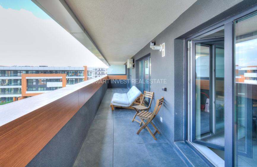 Apartament 2 camere mobilat Astorium Garden Titan - terasa - piscina - 12