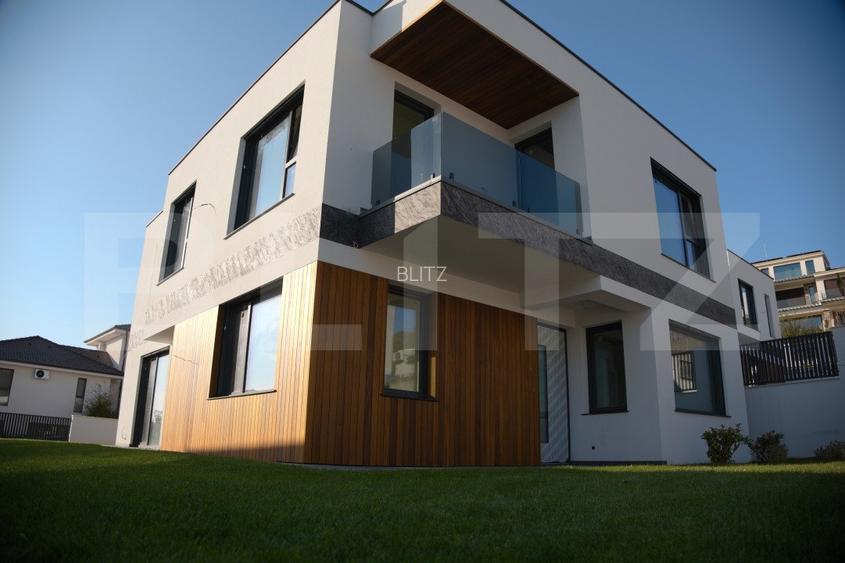 Vila Smart Home, tamplarie casa pasiva, jaluzele ascunse, semineu, sauna. - 2