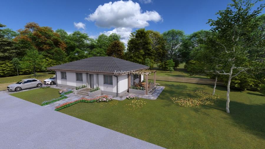 Casa Parter Izvorani, 105 mp utili, teren 650 mp, personalizabila - 4