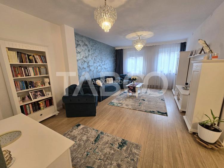 Casa mobilata de vanzare 150 mpu teren 450 mp garaj Piata Cluj Sibiu - 22