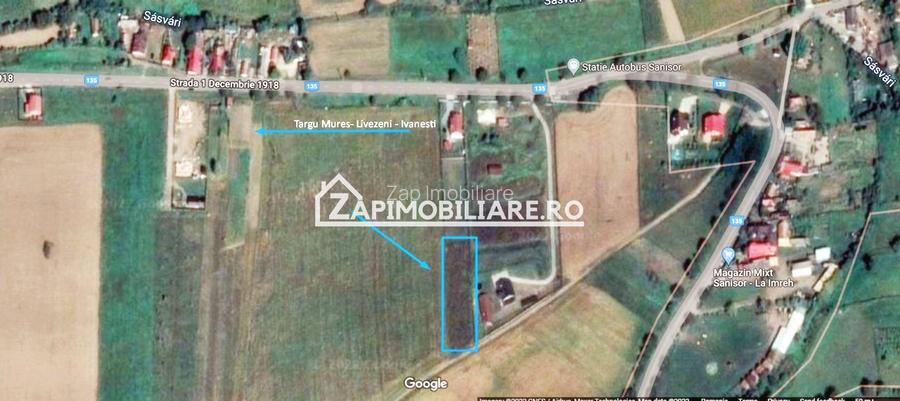 Sanisor - Teren intravilan 1812mp + 300 mp drum privat - 8